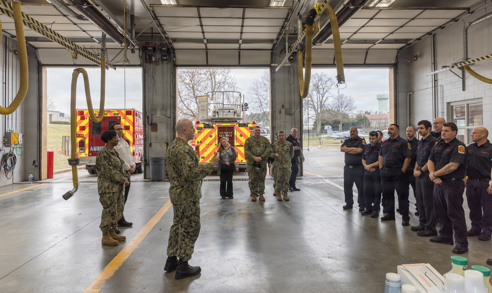 NSA Annapolis Fire Station Receives CNIC Small Fire Department of the Year Award