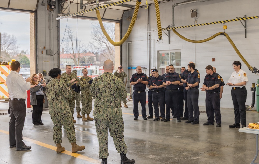 NSA Annapolis Fire Station Receives CNIC Small Fire Department of the Year Award