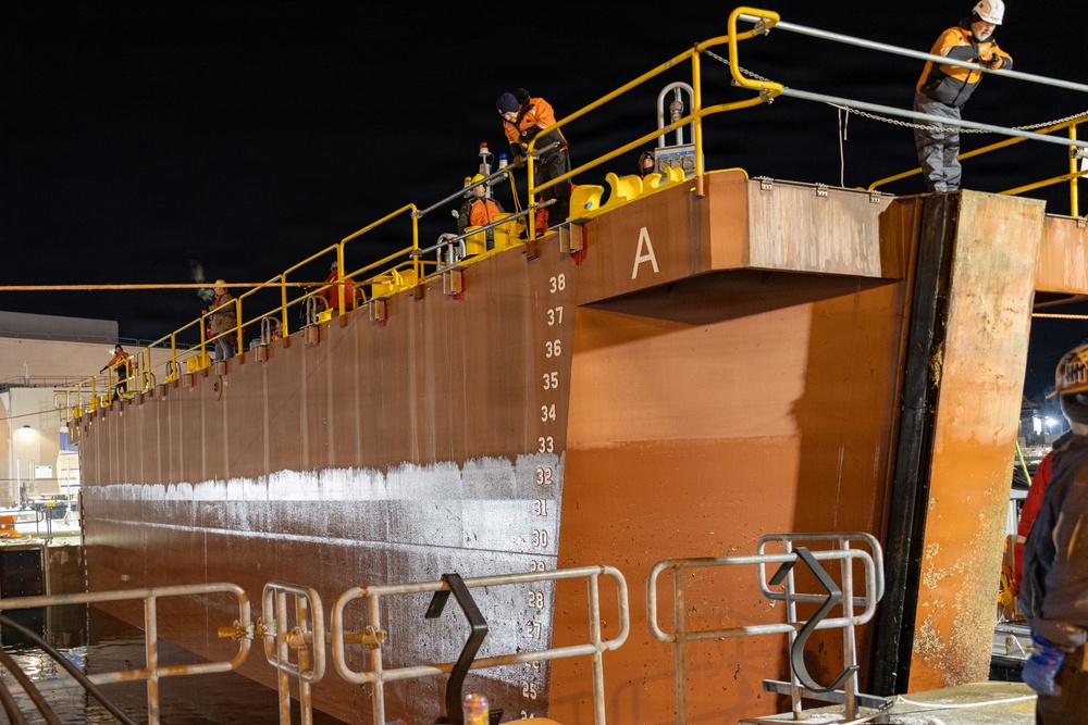 Undocking Crew for The USS North Dakota (SSN 784)