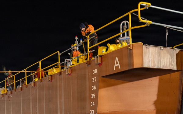 Undocking Crew for The USS North Dakota (SSN 784)