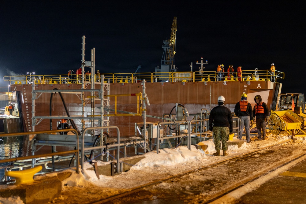 Undocking Crew for The USS North Dakota (SSN 784)