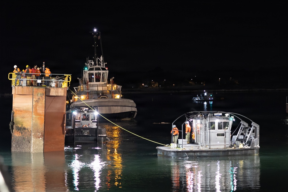 Undocking Crew for The USS North Dakota (SSN 784)