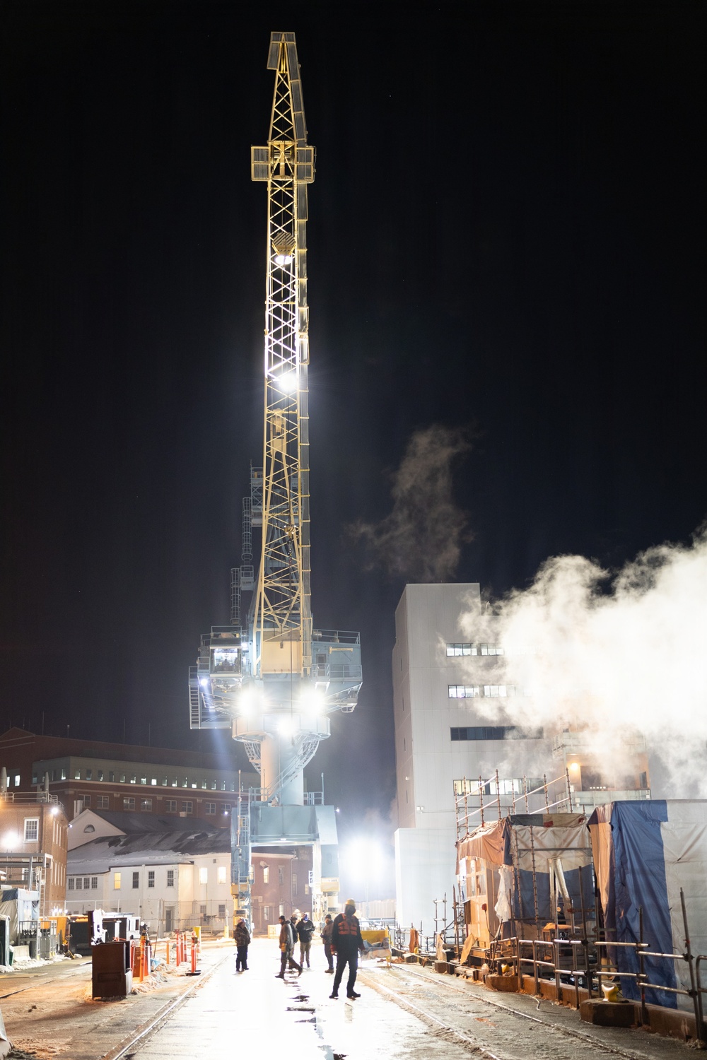 Undocking Crew for The USS North Dakota (SSN 784)