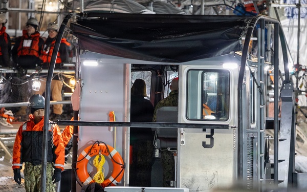 Undocking Crew for The USS North Dakota (SSN 784)