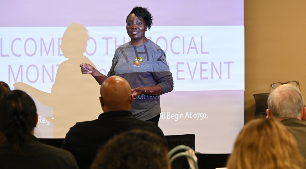 CRDAMC SWIP hosts Social Work Month professional training conference