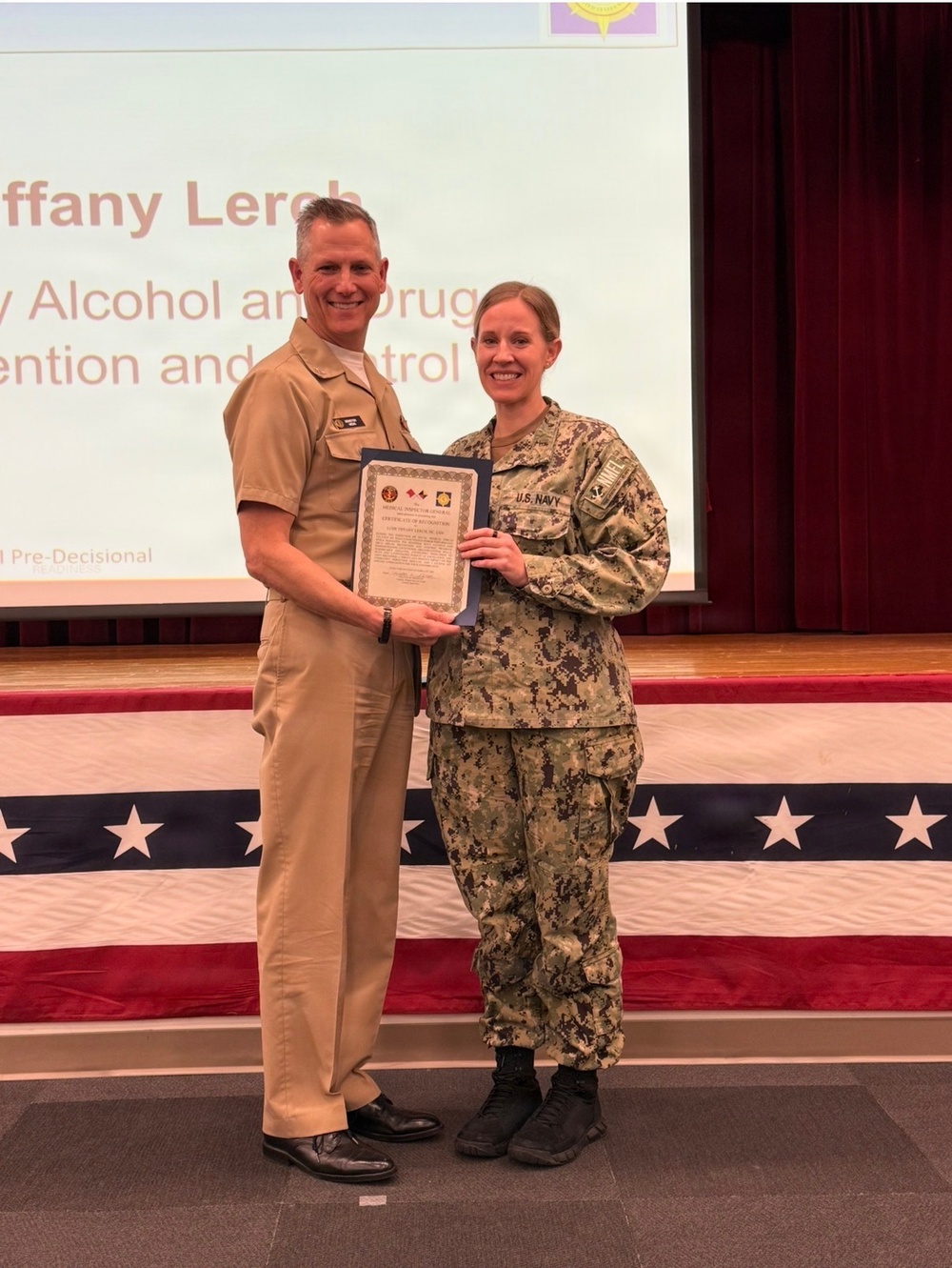 Naval Medical Forces Atlantic Sailors and Staff Recognized