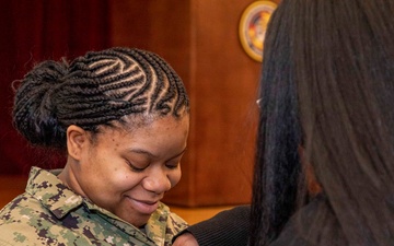 Naval Medical Forces Atlantic Sailors and Staff Recognized During All Hands Call