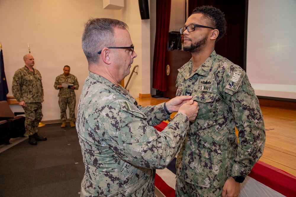Naval Medical Forces Atlantic Sailors and Staff Recognized During All Hands Call