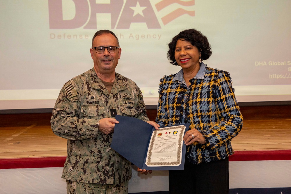 Naval Medical Forces Atlantic Sailors and Staff Recognized During All Hands Call