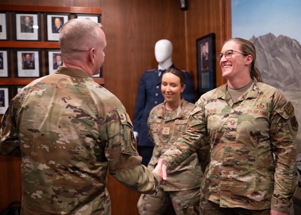 CMSAF visit Nellis AFB to immerse in Airmen's quality of life