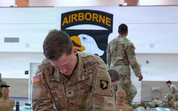 101st Rakkasan Soldiers Conduct Trauma Training