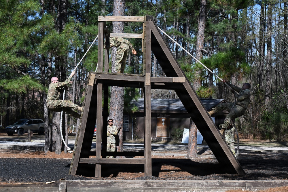 Fort Jackson Basic Combat Training Red Phase Training Confidence Course