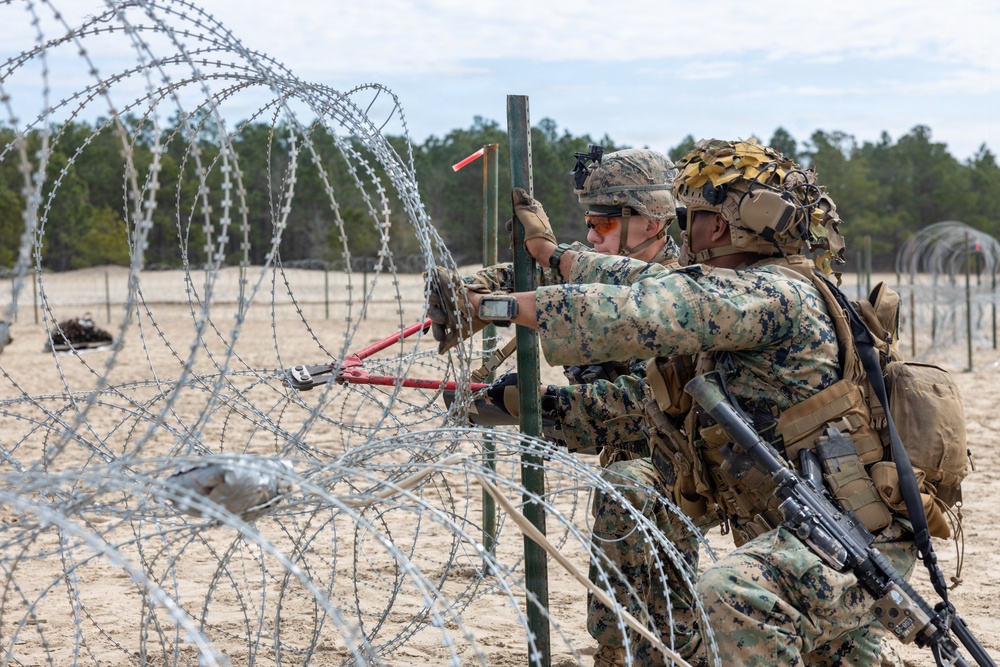 Marines with 8th Engineer Support Battalion Conduct a Certification Exercise