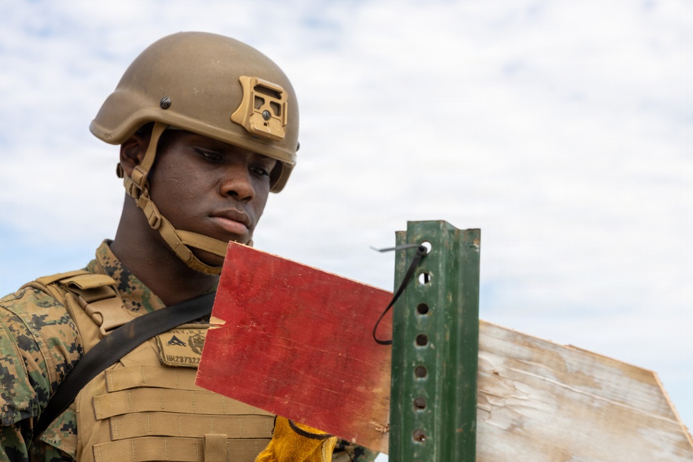 Marines with 8th Engineer Support Battalion Conduct a Certification Exercise