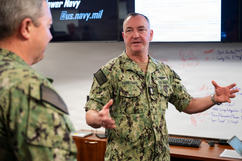 Master Chief Petty Officer of the Navy John Perryman, Visits Naval Support Activity Mid-South