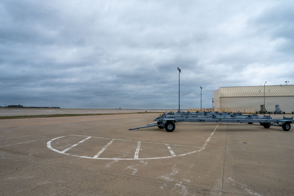Empty Flightline, Mission Ready!