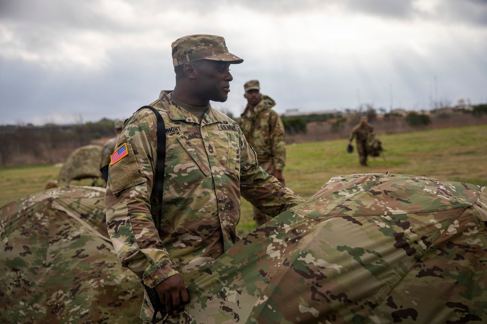 300th Sustainment Brigade, 4th Expeditionary Sustainment Command integrates with 13th Armored Corps Sustainment Command for CPX and Live-Fire training
