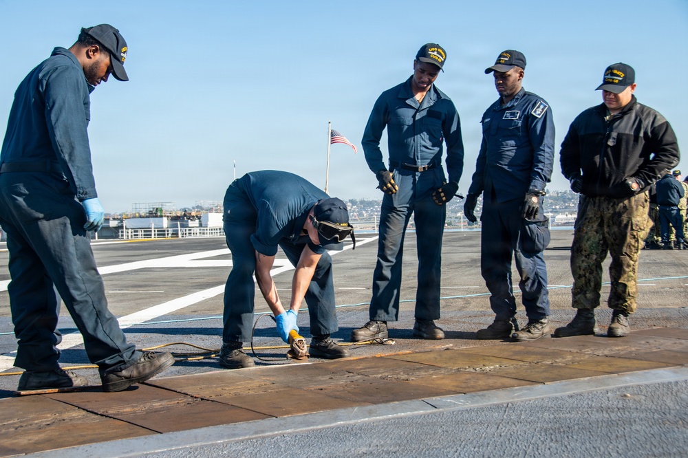 Nimitz Conducts Preservation