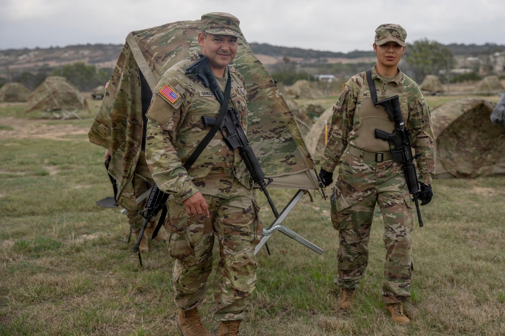 300th Sustainment Brigade, 4th Expeditionary Sustainment Command integrates with 13th Armored Corps Sustainment Command for CPX and Live-Fire training