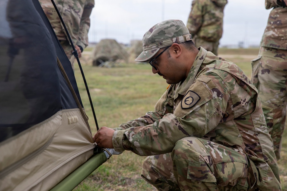 300th Sustainment Brigade, 4th Expeditionary Sustainment Command integrates with 13th Armored Corps Sustainment Command for CPX and Live-Fire training