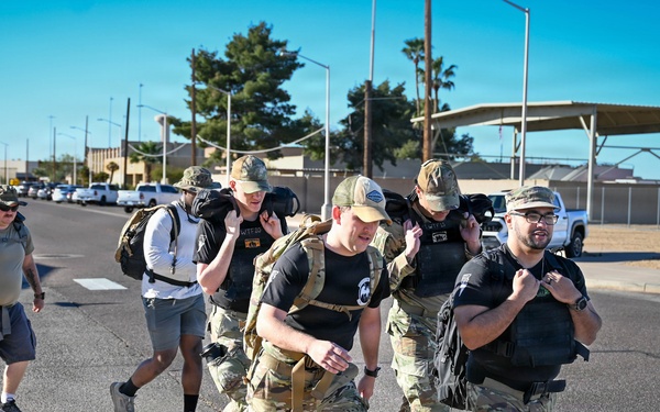 Luke Holds Bataan March Memorial Ruck