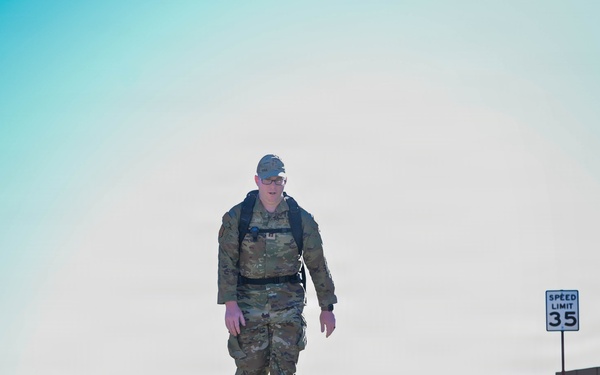 Luke Holds Bataan March Memorial Ruck