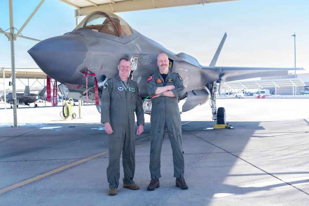 Maj. Gen. Adang Visits Luke AFB