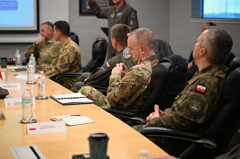CSAF and CMSAF visit Ebbing ANGB