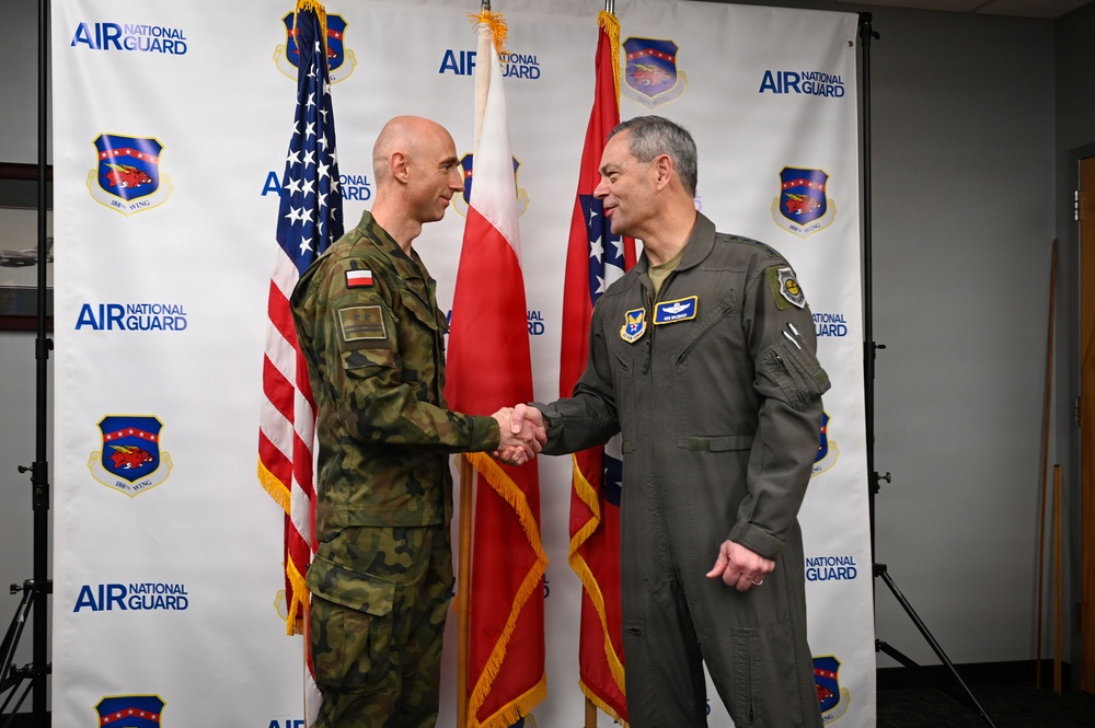 CSAF and CMSAF visit Ebbing ANGB