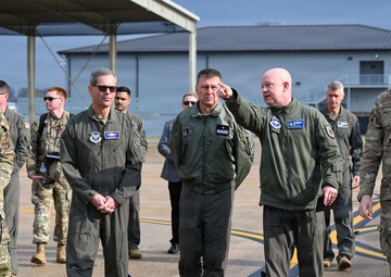 CSAF and CMSAF visit Ebbing ANGB