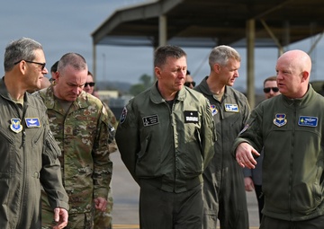 CSAF and CMSAF visit Ebbing ANGB