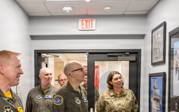 Brigadier General Keeney visits Holloman Air Force Base