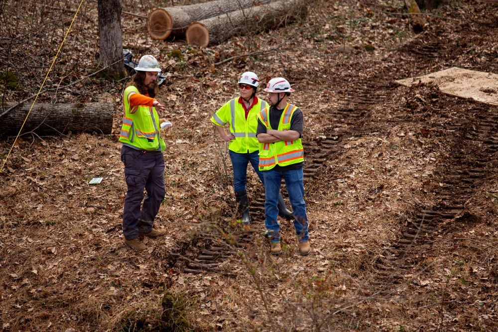 U.S. Army Corps of Engineers crews continue remediation activities at Potomac Interceptor Collapse Site