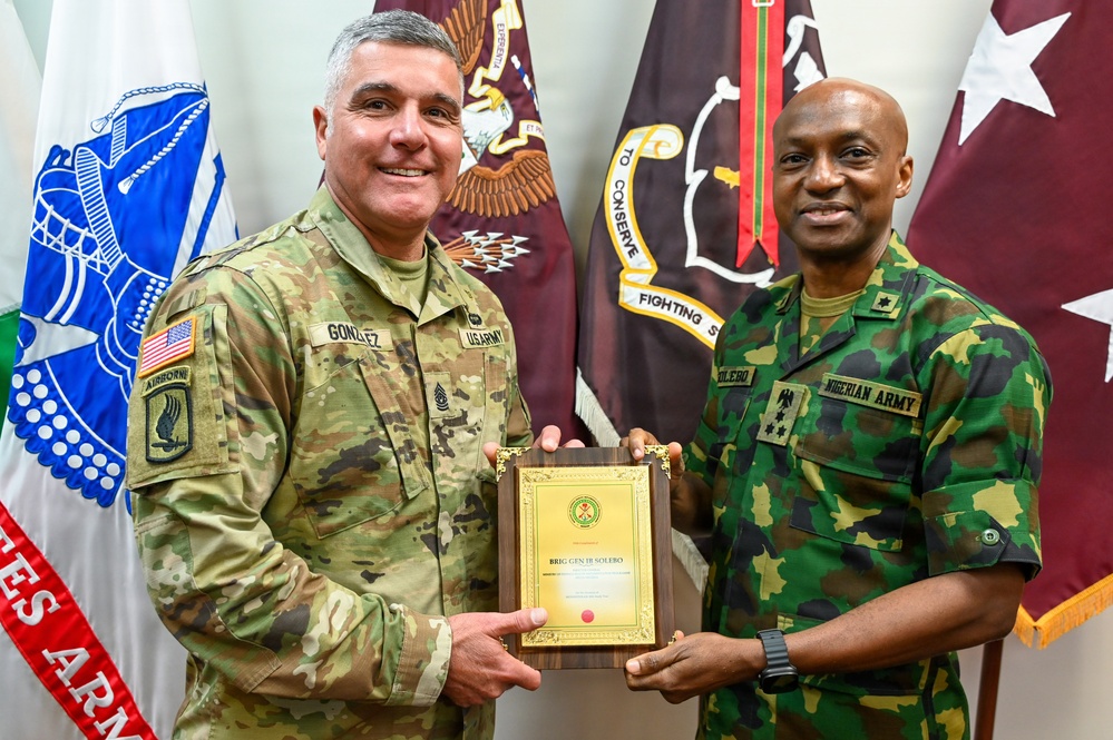 Nigerian Ministry of Defense Delegation Visit