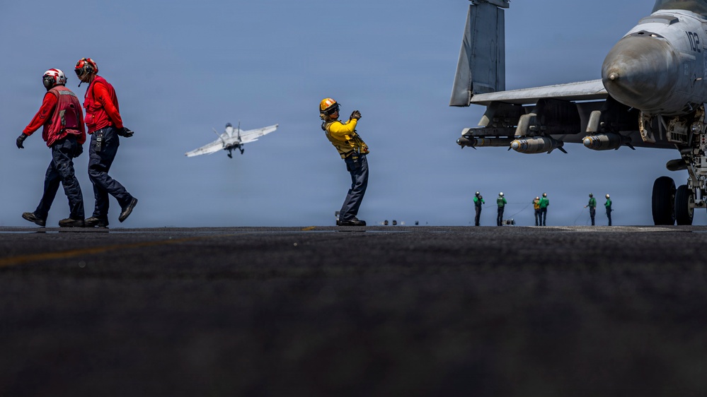 USS Abraham Lincoln (CVN72) supports Operation Epic Fury