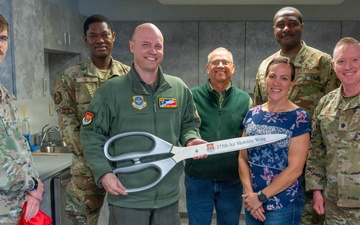 Chapel renovates kitchen to support warfighters, families