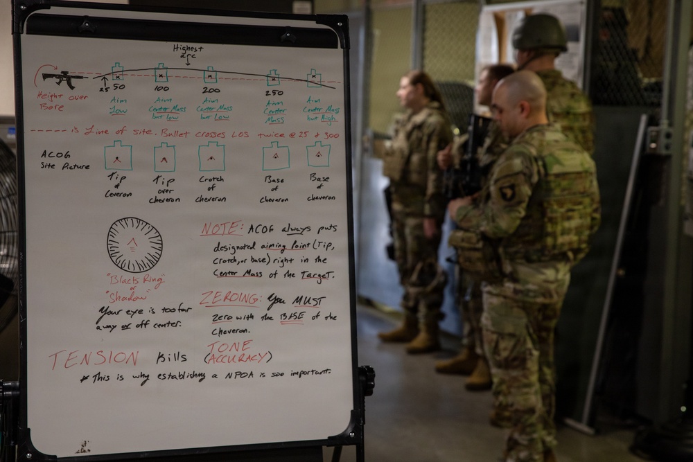 101st Division Army Band Marksmanship Drills