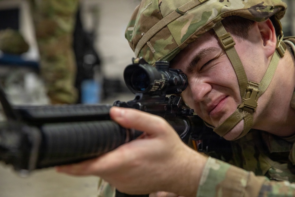 101st Division Army Band Marksmanship Drills