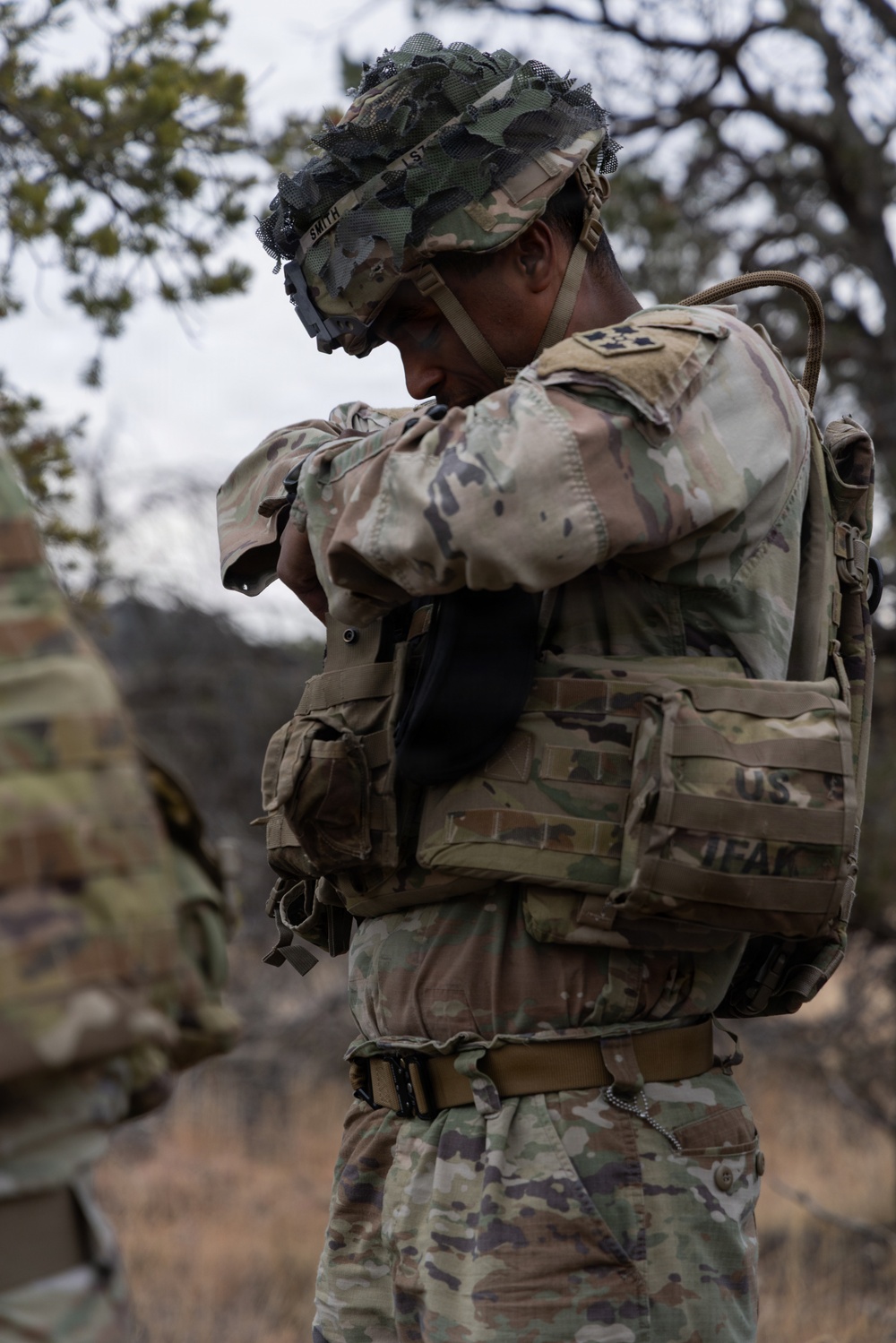 U.S. Soldiers perform tests on denied, degraded, intermittent, or limited equipment