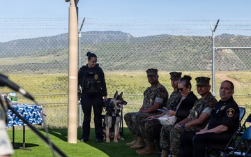 Last IMEF Active-duty Military working dog Retires
