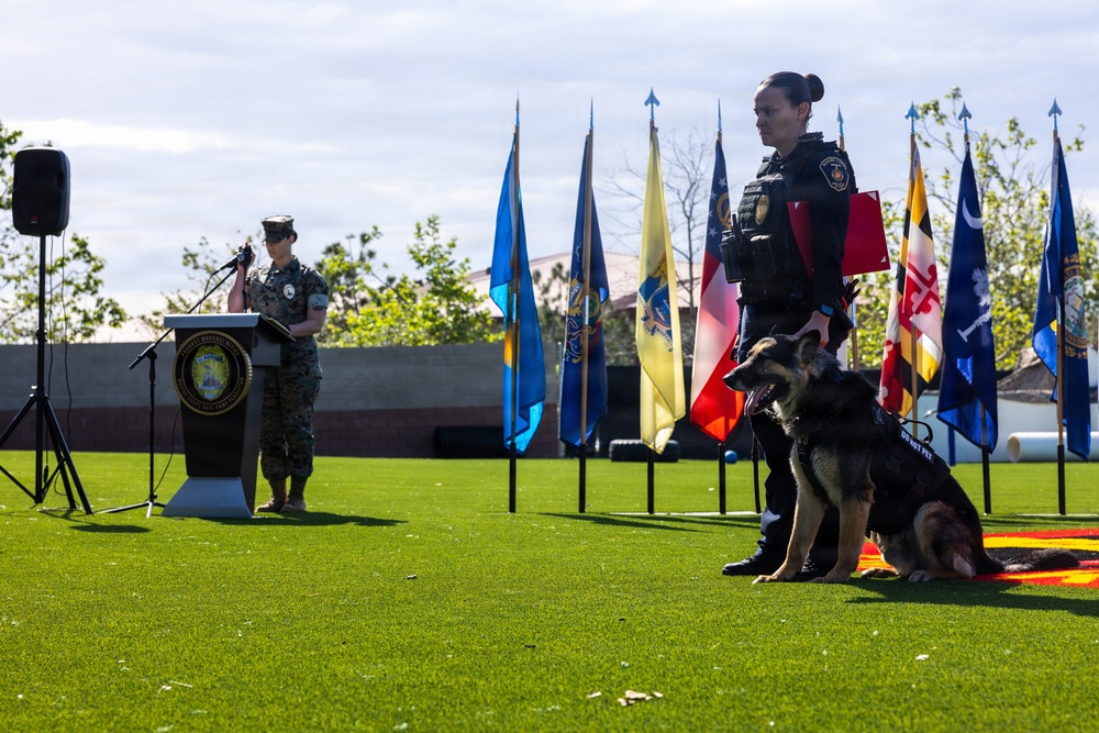 Last IMEF Active-duty Military working dog Retires