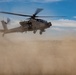 Soldiers conduct aerial exercise using AH-64E Apache helicopters