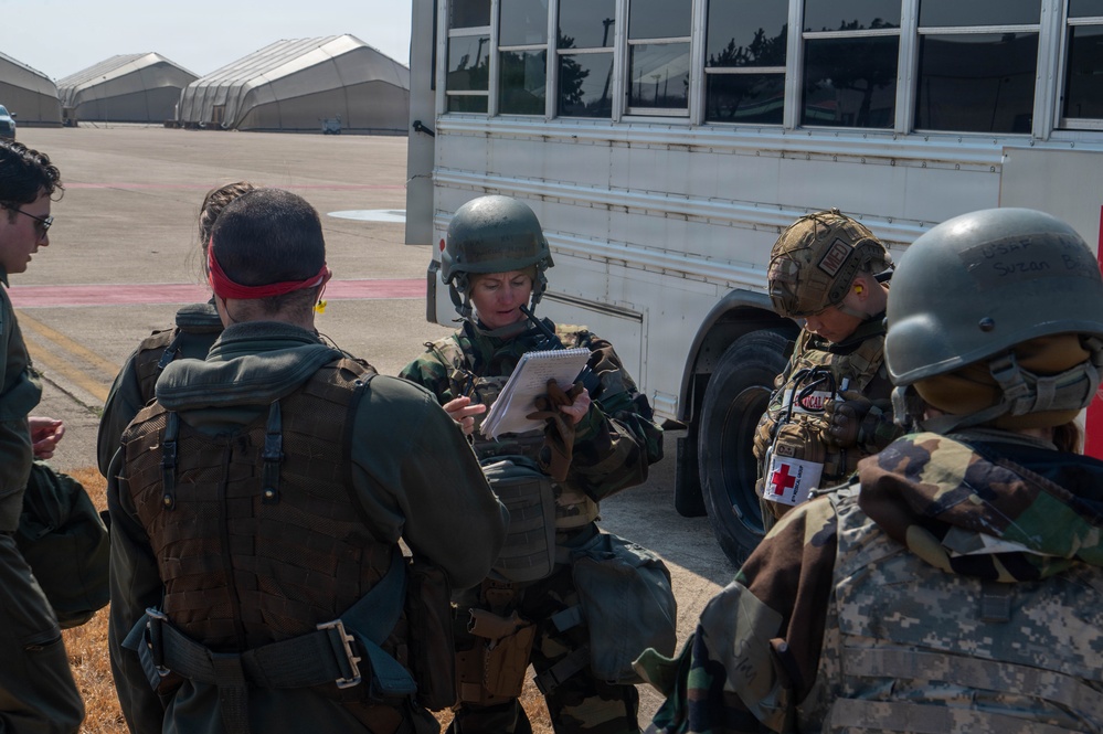 USAF, USN conduct medical evacuation training during FS26