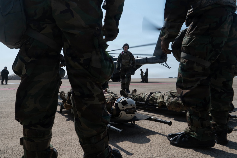 USAF, USN conduct medical evacuation training during FS26