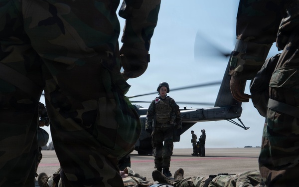 USAF, USN conduct medical evacuation training during FS26