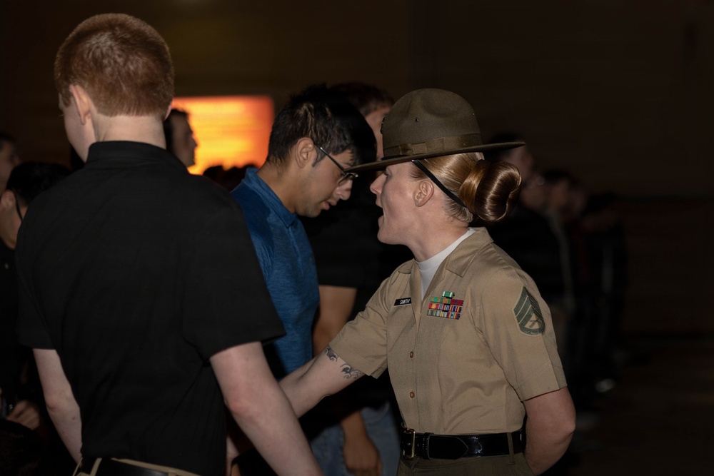 Charlie Company Receiving Night