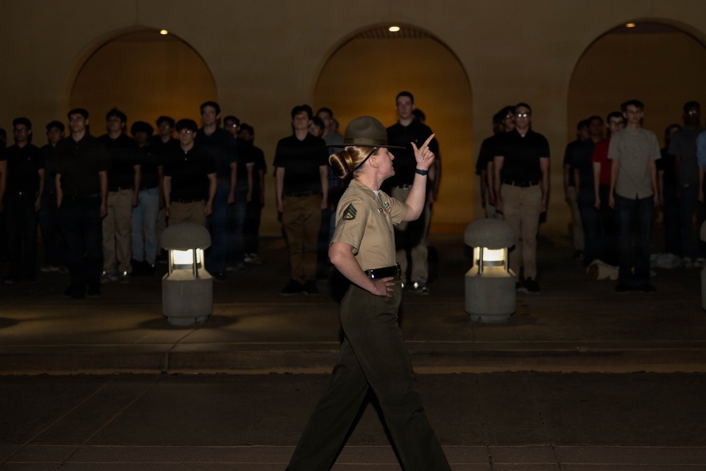 Charlie Company Receiving Night