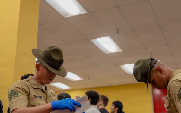 Charlie Company Receiving Night