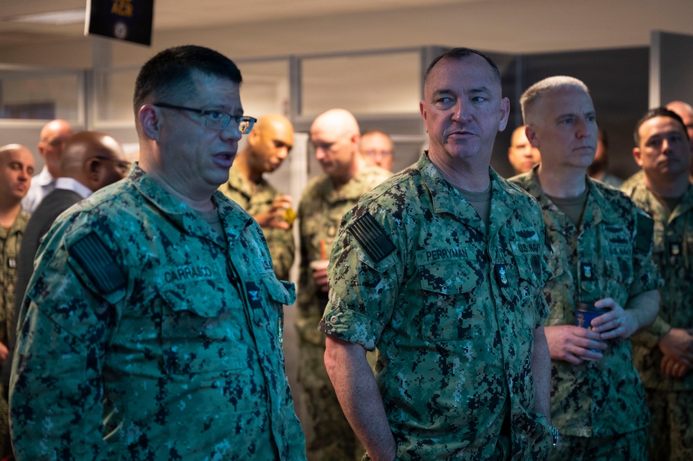 Master Chief Petty Officer of the Navy John Perryman, Visits Naval Support Activity Mid-South