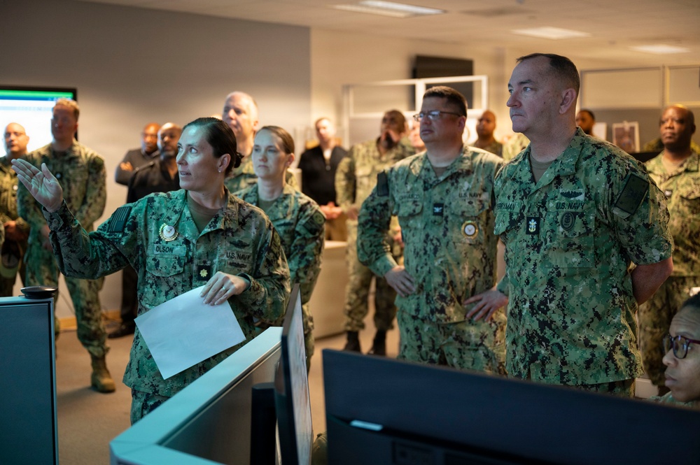 Master Chief Petty Officer of the Navy John Perryman, Visits Naval Support Activity Mid-South